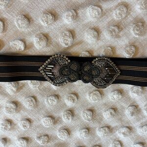 LOFT | Elastic Beaded Belt | Vintage Style